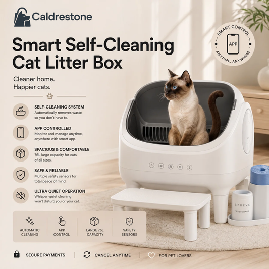 Wondimagegne Smart Self-Cleaning Cat Litter Box