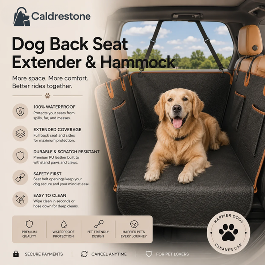 Wondimagegne Dog Back Seat Extender & Hammock