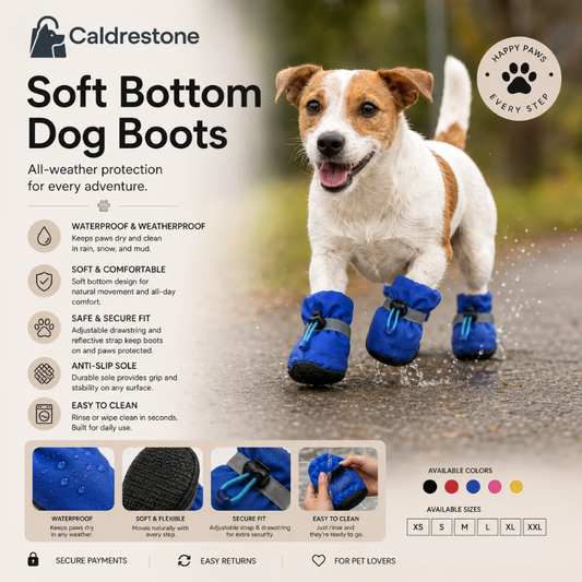 Wondimagegne Soft Bottom Dog Boots