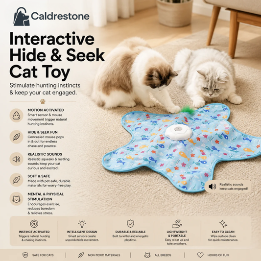 Wondimagegne Interactive Hide & Seek Cat Toy VIP