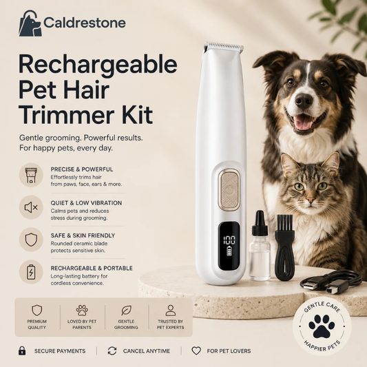 Wondimagegne Rechargeable Pet Hair Trimmer Kit VIP