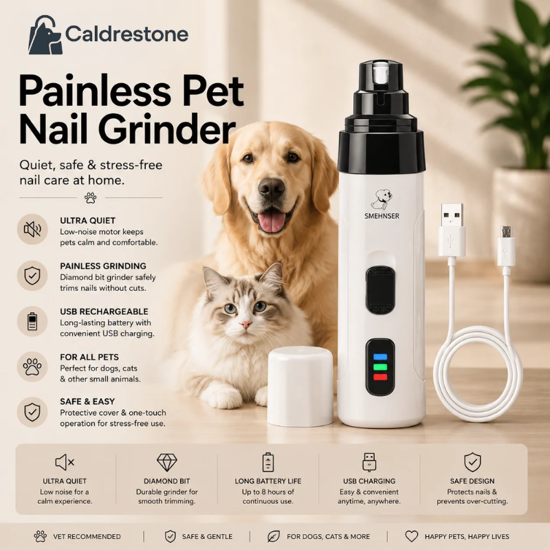 Wondimagegne Painless Pet Nail Grinder