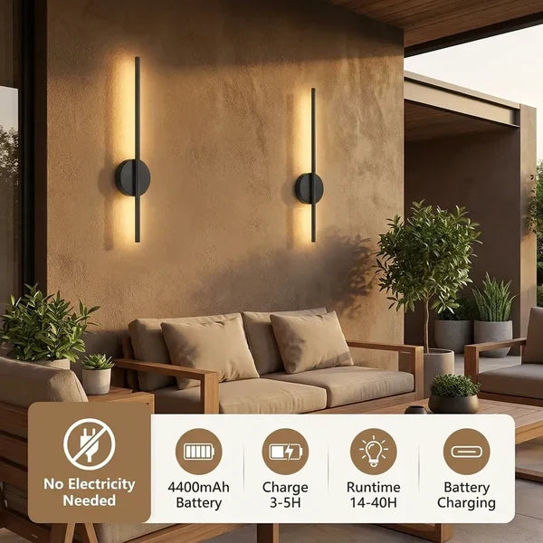 Lumina Rechargeable Magnetic Wall Sconce